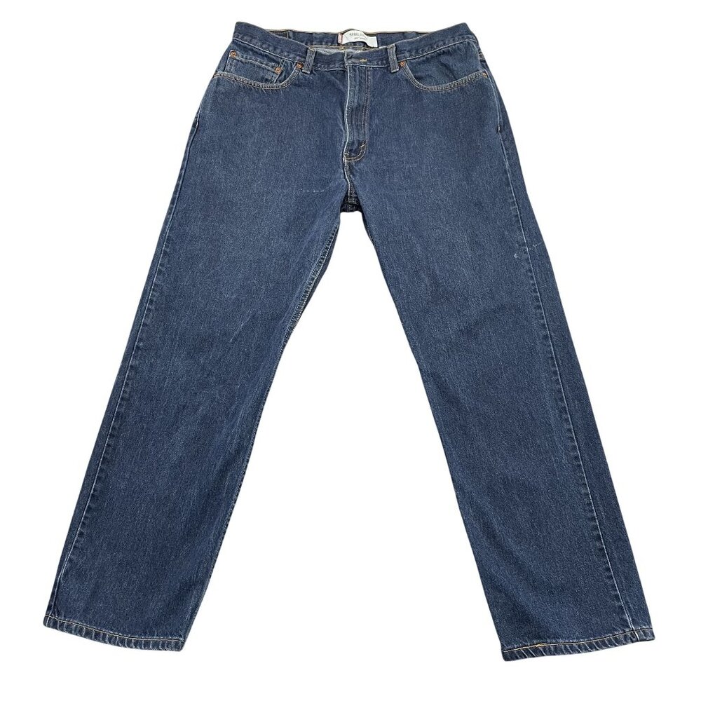 Y2K Levi's 505 Jeans Mens 38x32 Blue Regular Fit Denim Made in Canada